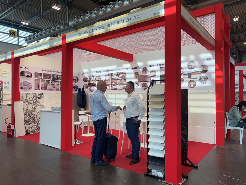 Ally stone Shines at the 2023 Marmomac in Verona, Italy