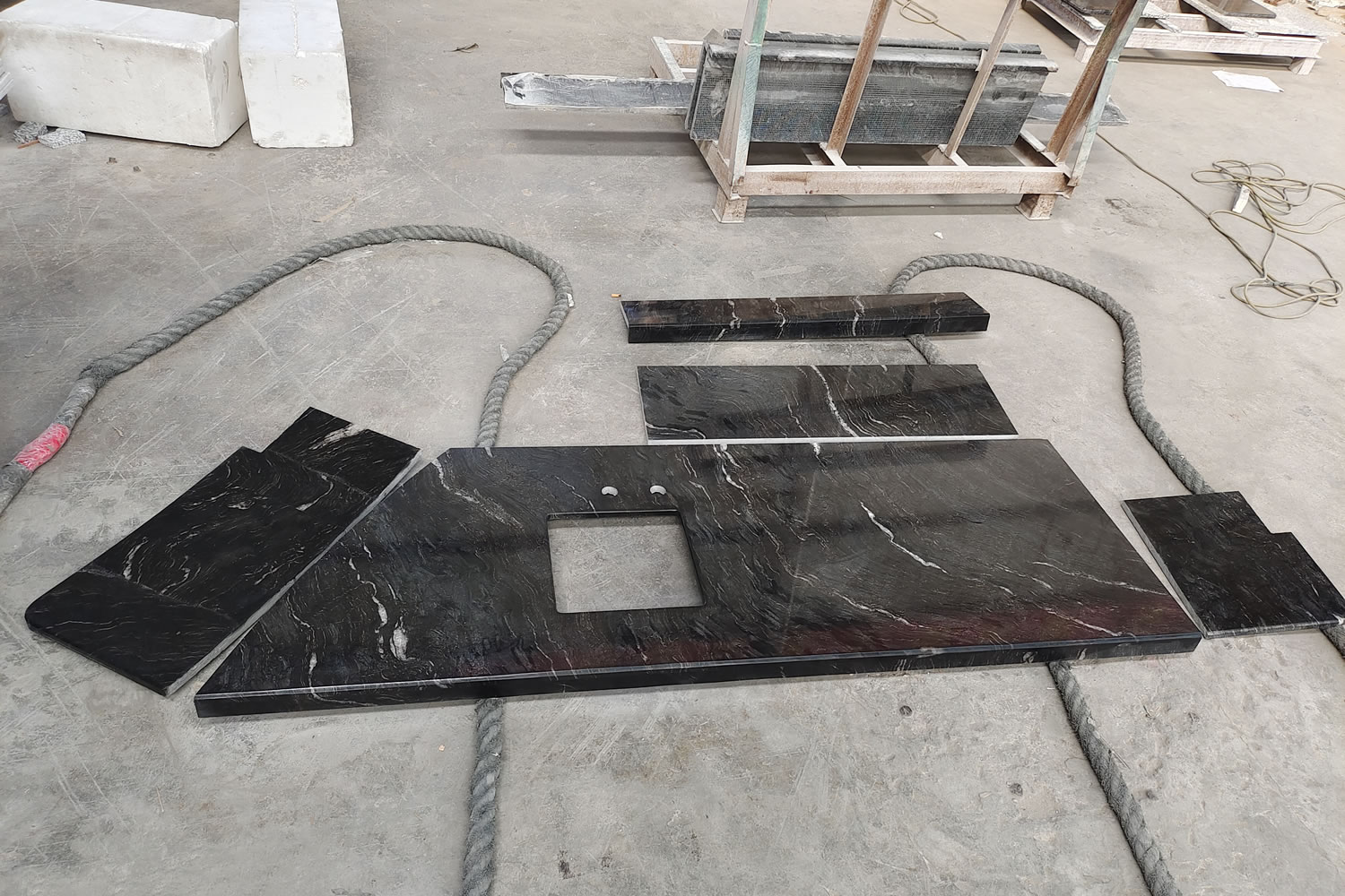 Cosmos Black Granite Countertop
