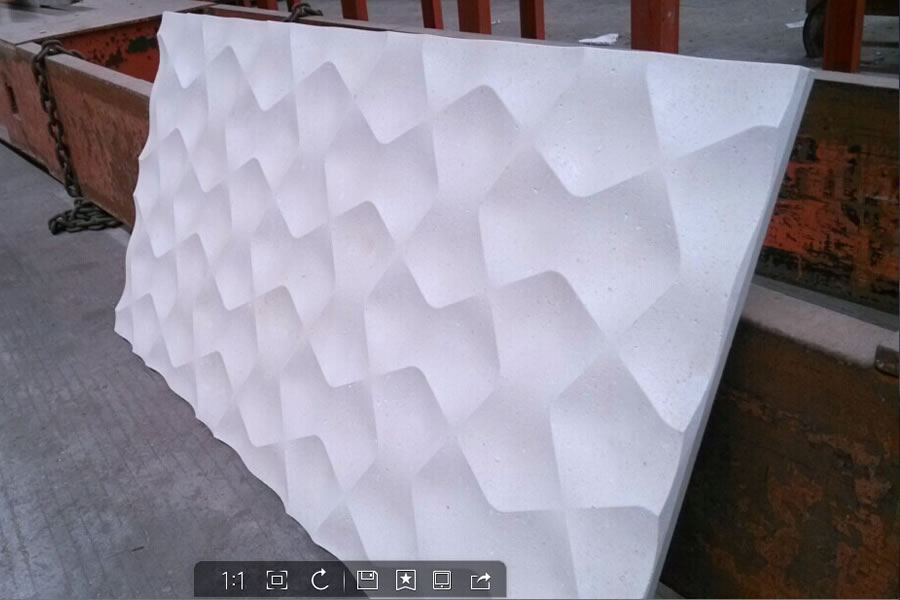 White Limestone CNC Carving-02